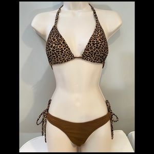 Cheetah Print Brazilian Bikini